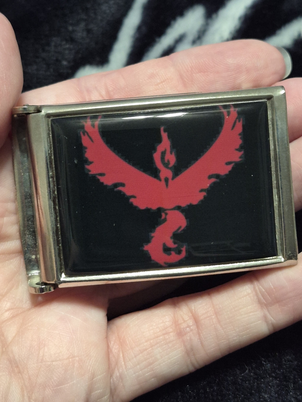 Red Phoenix Emblem Belt Buckle